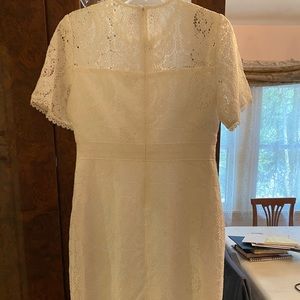 shoshanna marmande lace midi dress